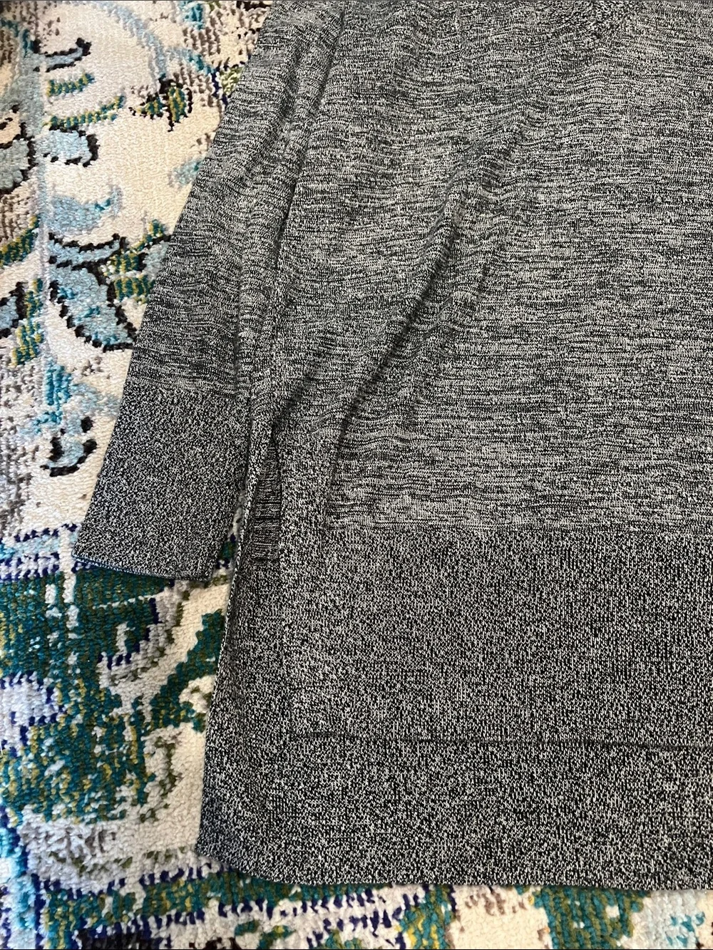 Banana Republic Men's Charcoal Heather V-Neck Sweater